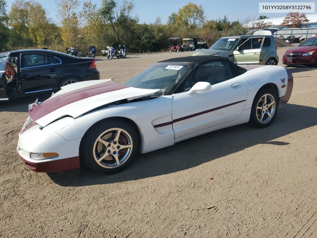 2000 Chevrolet Corvette VIN: 1G1YY32G8Y5122796 Lot: 75874924