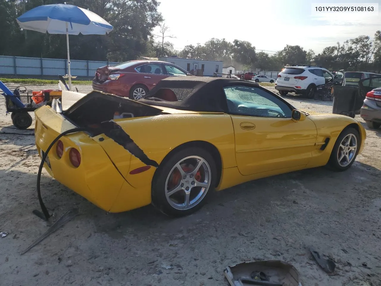 2000 Chevrolet Corvette VIN: 1G1YY32G9Y5108163 Lot: 75953034