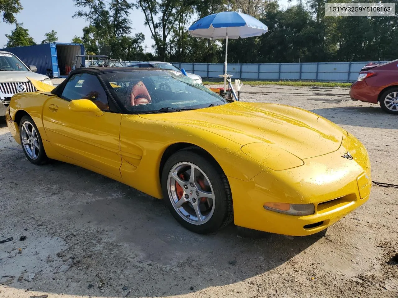 2000 Chevrolet Corvette VIN: 1G1YY32G9Y5108163 Lot: 75953034