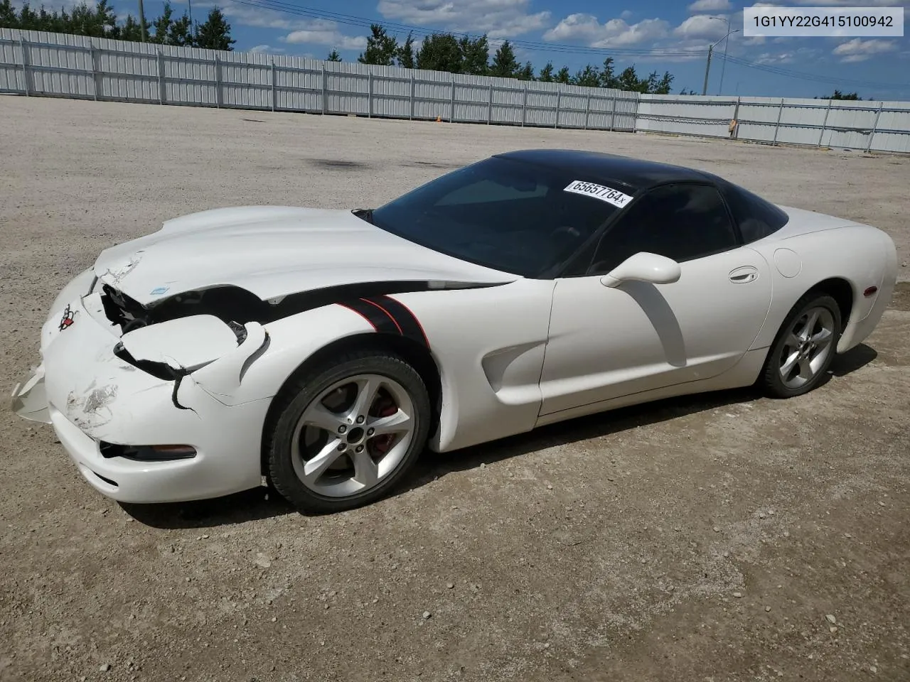 2001 Chevrolet Corvette VIN: 1G1YY22G415100942 Lot: 65657764