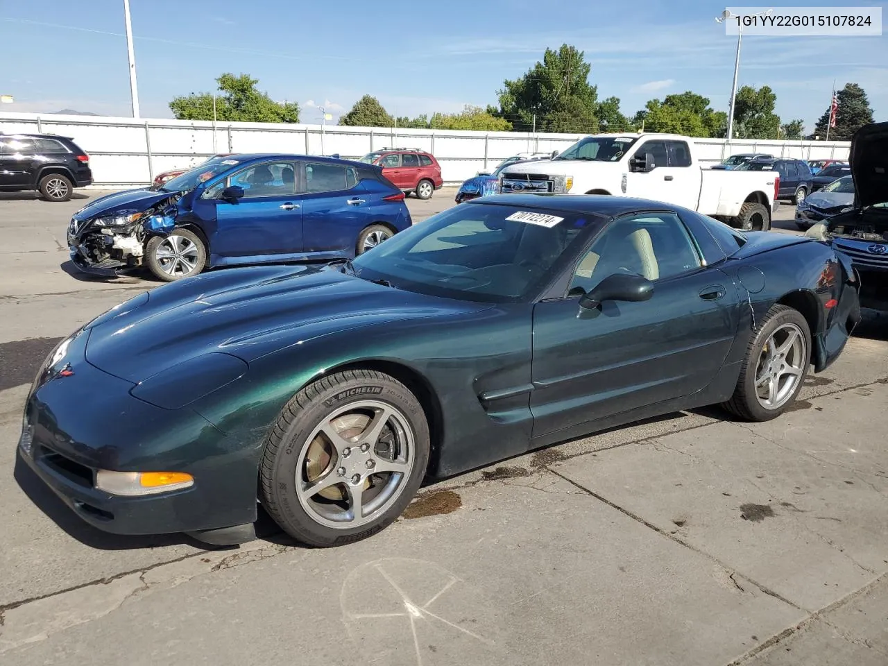 2001 Chevrolet Corvette VIN: 1G1YY22G015107824 Lot: 70712274