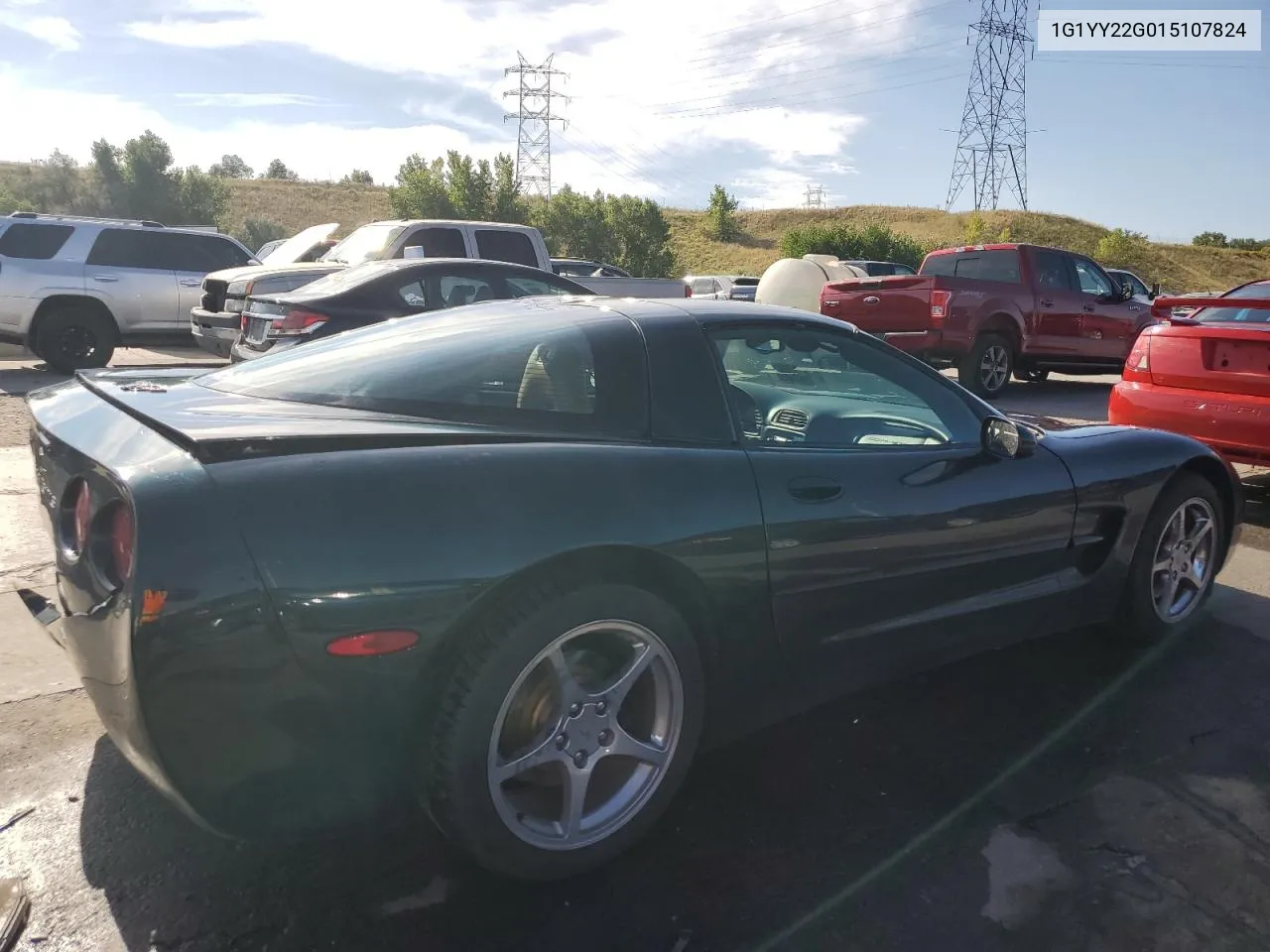 2001 Chevrolet Corvette VIN: 1G1YY22G015107824 Lot: 70712274