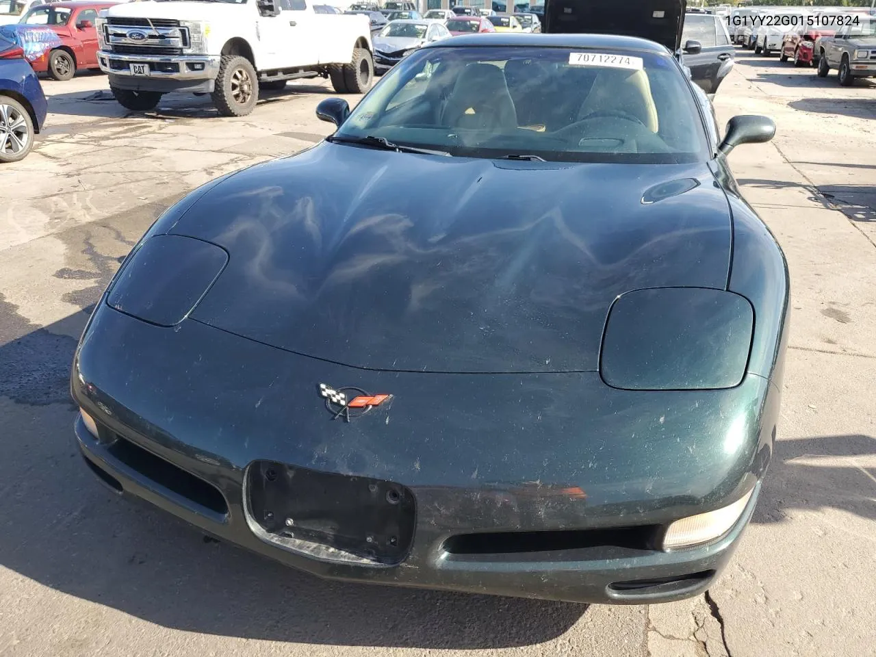 2001 Chevrolet Corvette VIN: 1G1YY22G015107824 Lot: 70712274