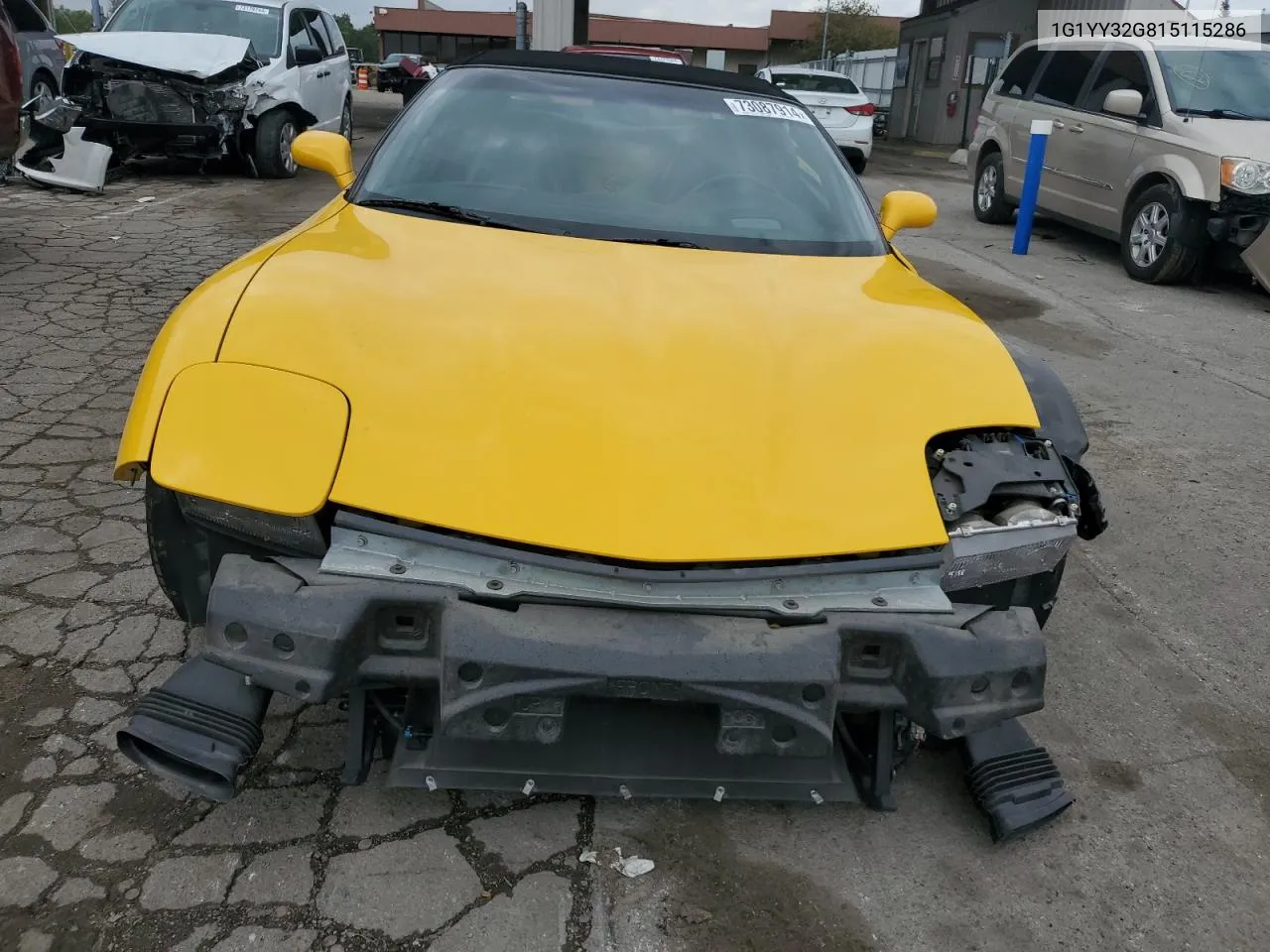 2001 Chevrolet Corvette VIN: 1G1YY32G815115286 Lot: 73087914