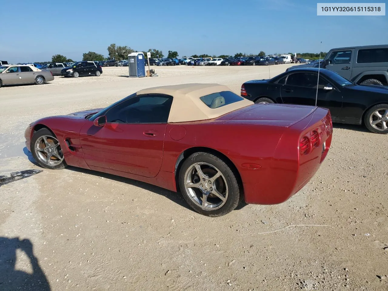 2001 Chevrolet Corvette VIN: 1G1YY32G615115318 Lot: 74469944