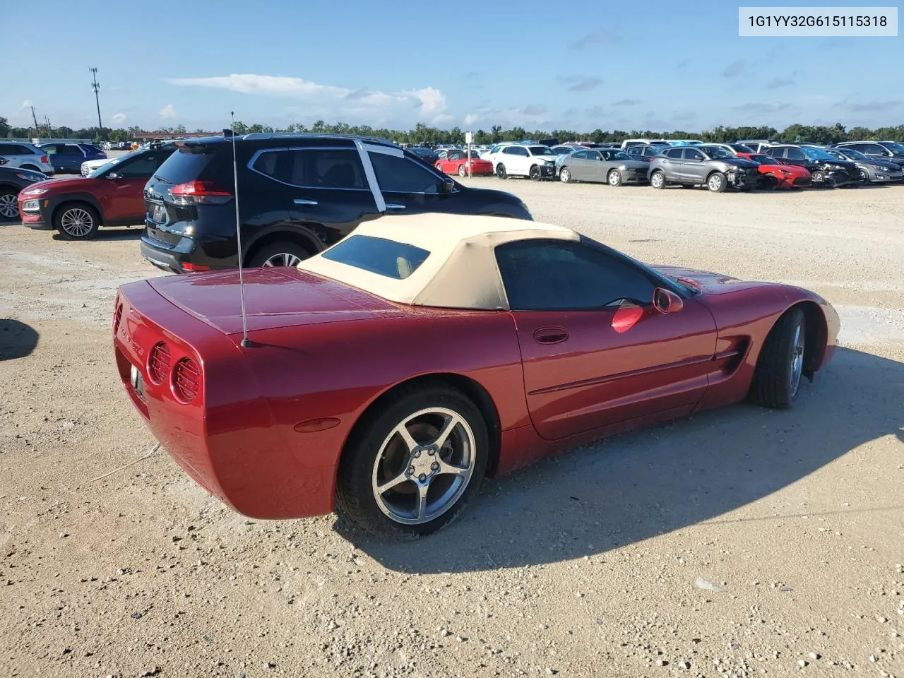 2001 Chevrolet Corvette VIN: 1G1YY32G615115318 Lot: 74469944