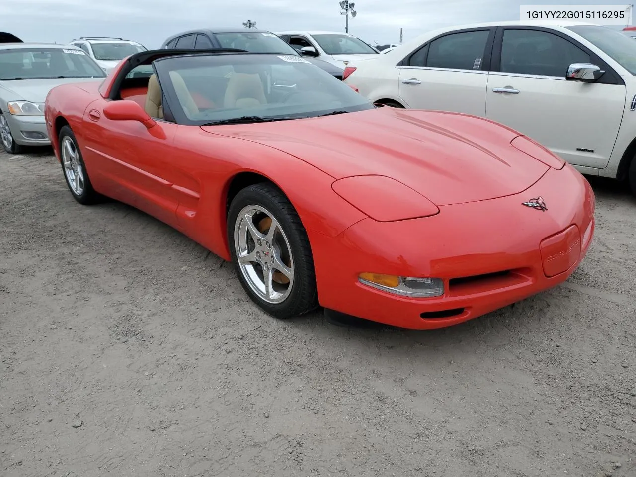 2001 Chevrolet Corvette VIN: 1G1YY22G015116295 Lot: 76908284