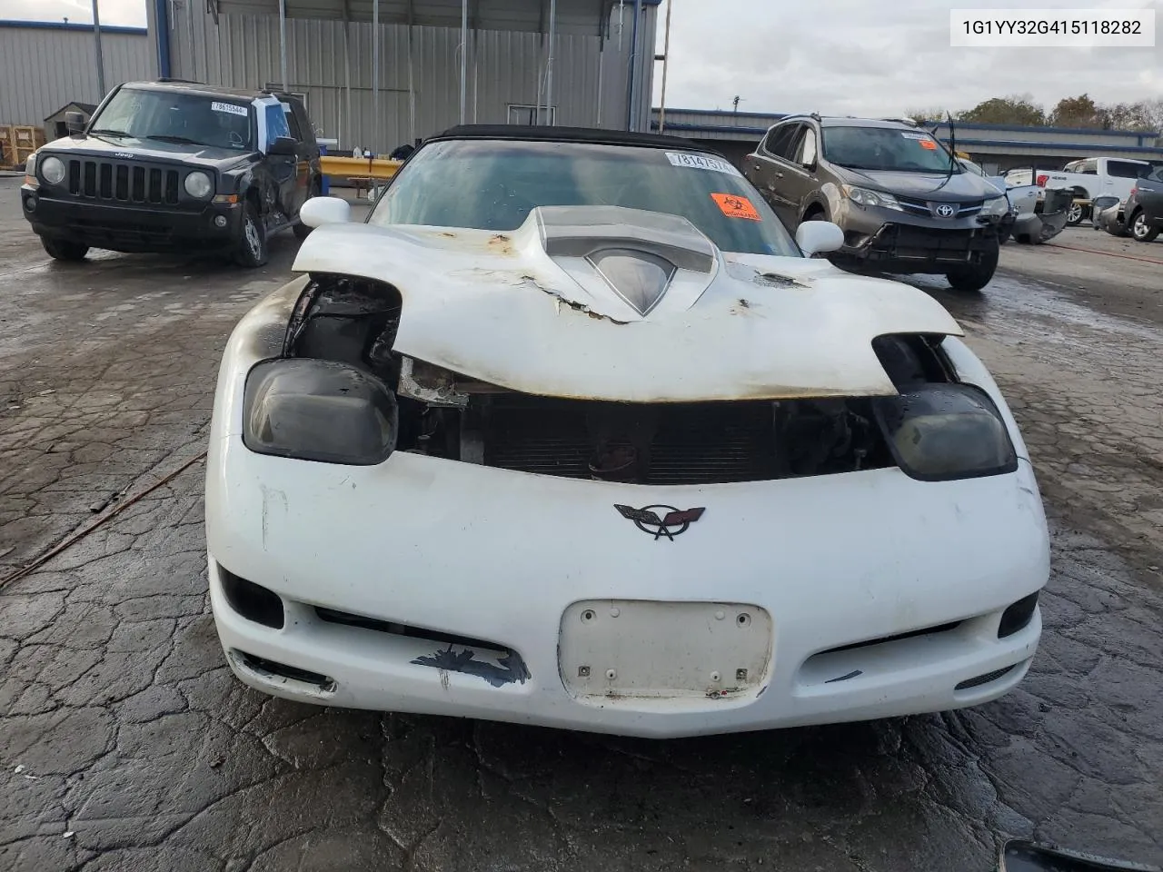 2001 Chevrolet Corvette VIN: 1G1YY32G415118282 Lot: 78147574