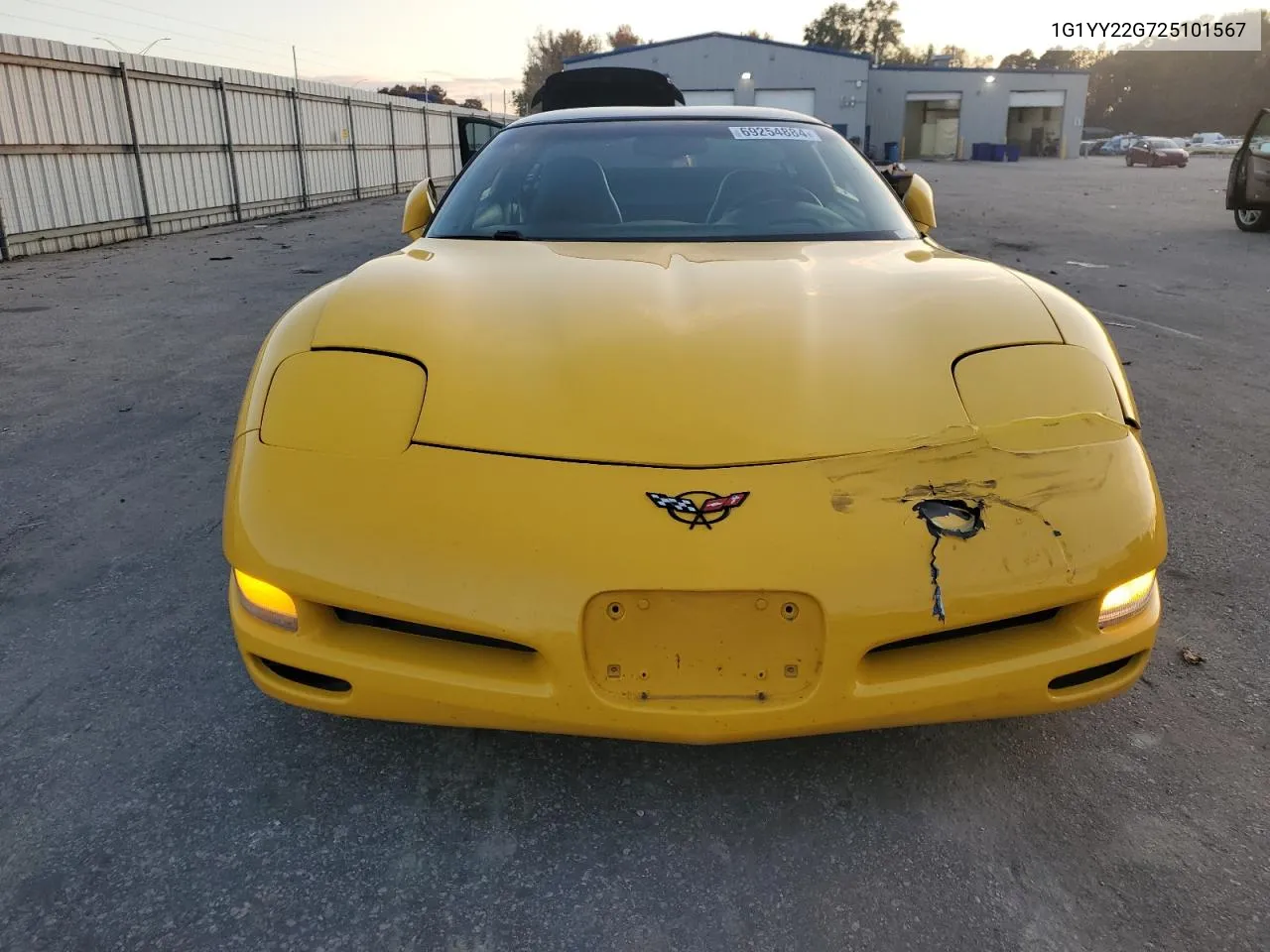 2002 Chevrolet Corvette VIN: 1G1YY22G725101567 Lot: 69254884