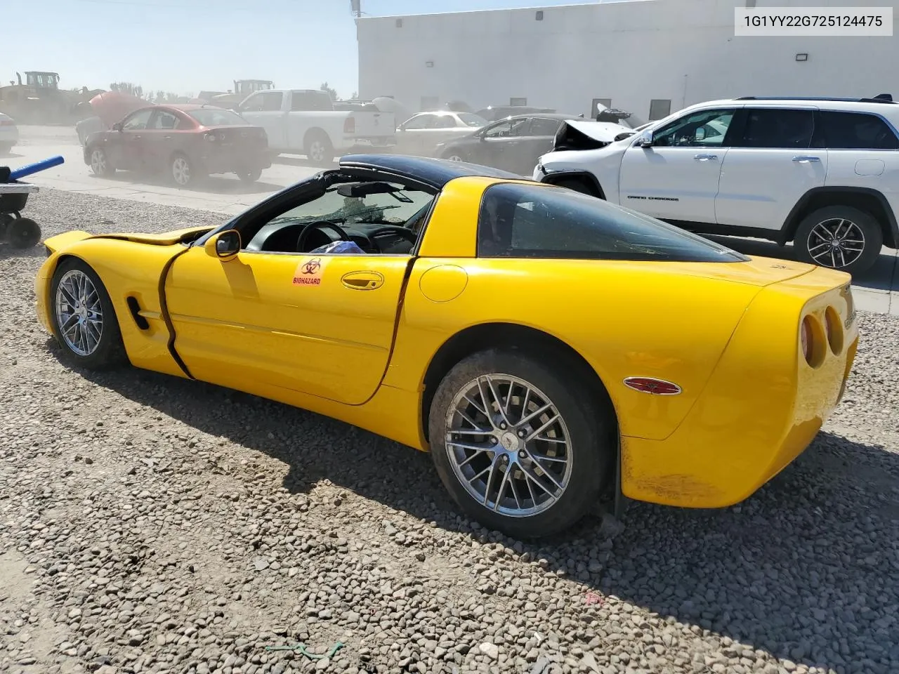 2002 Chevrolet Corvette VIN: 1G1YY22G725124475 Lot: 70100134