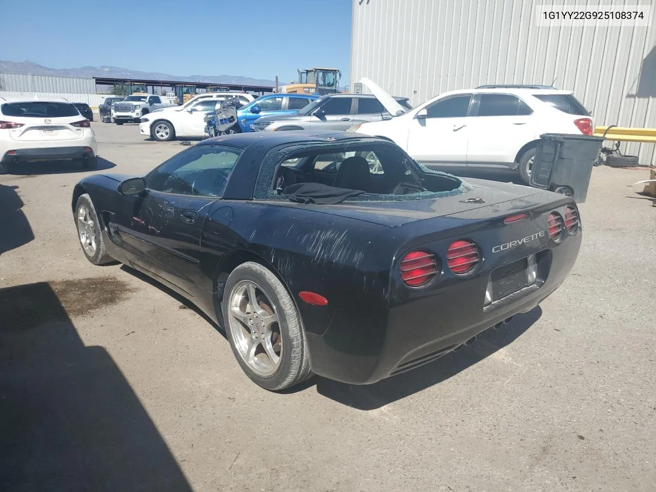 2002 Chevrolet Corvette VIN: 1G1YY22G925108374 Lot: 72339464