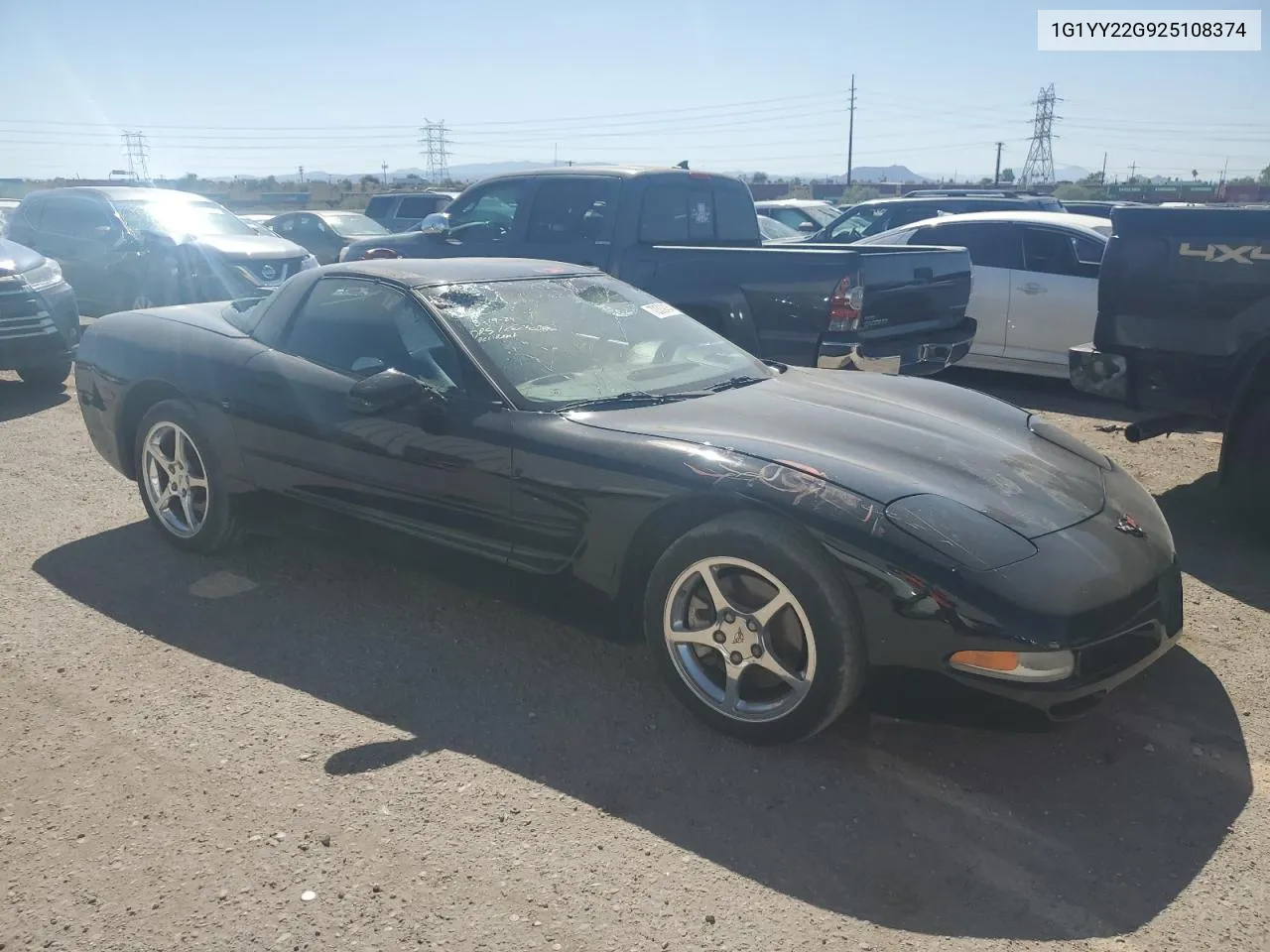 2002 Chevrolet Corvette VIN: 1G1YY22G925108374 Lot: 72339464