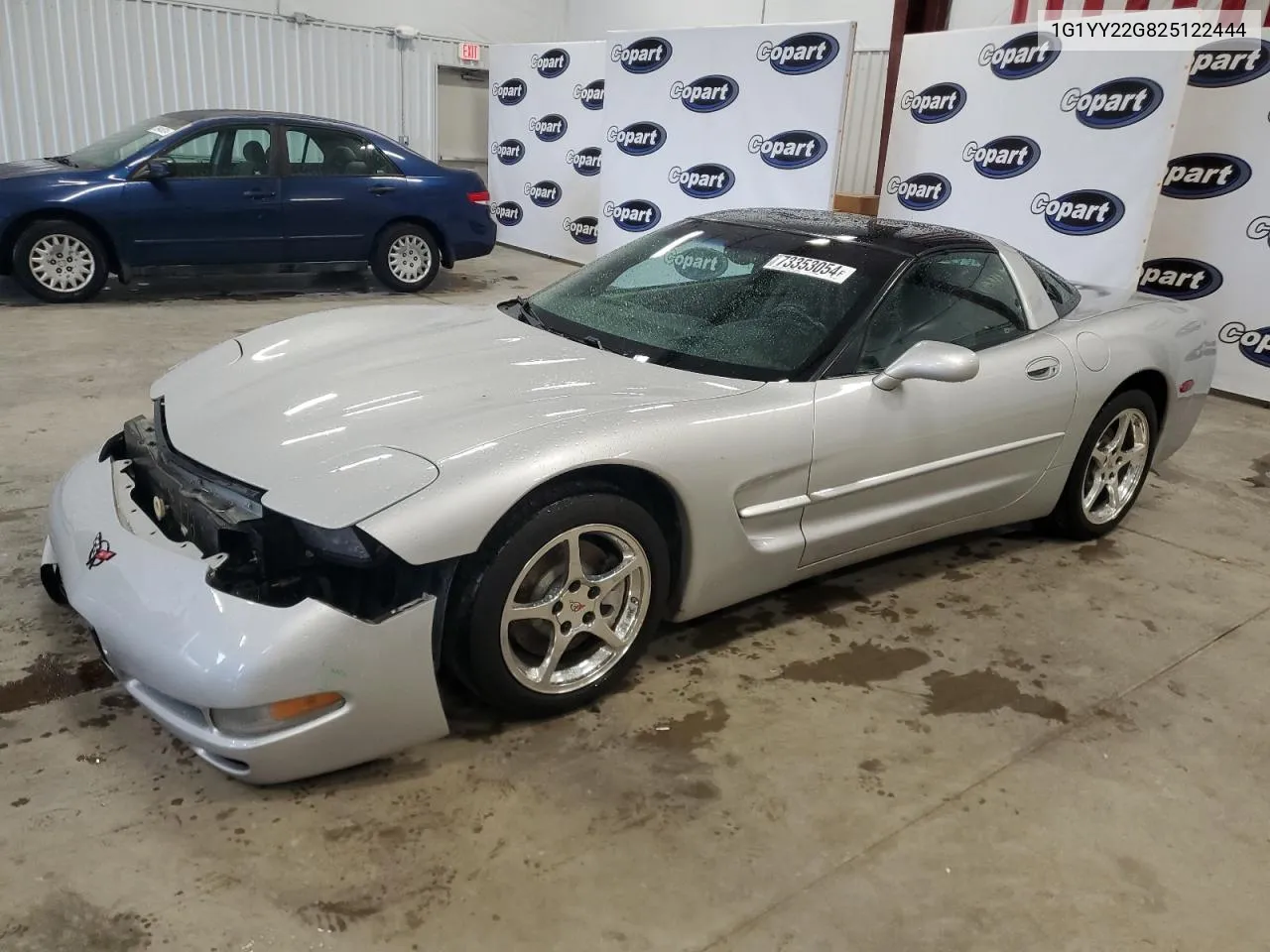 2002 Chevrolet Corvette VIN: 1G1YY22G825122444 Lot: 73353054