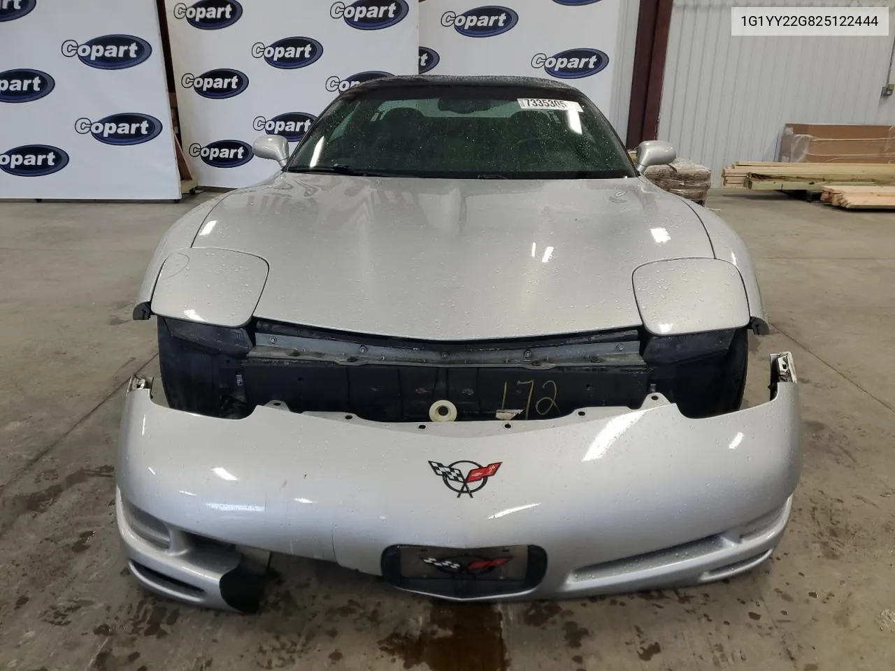 2002 Chevrolet Corvette VIN: 1G1YY22G825122444 Lot: 73353054