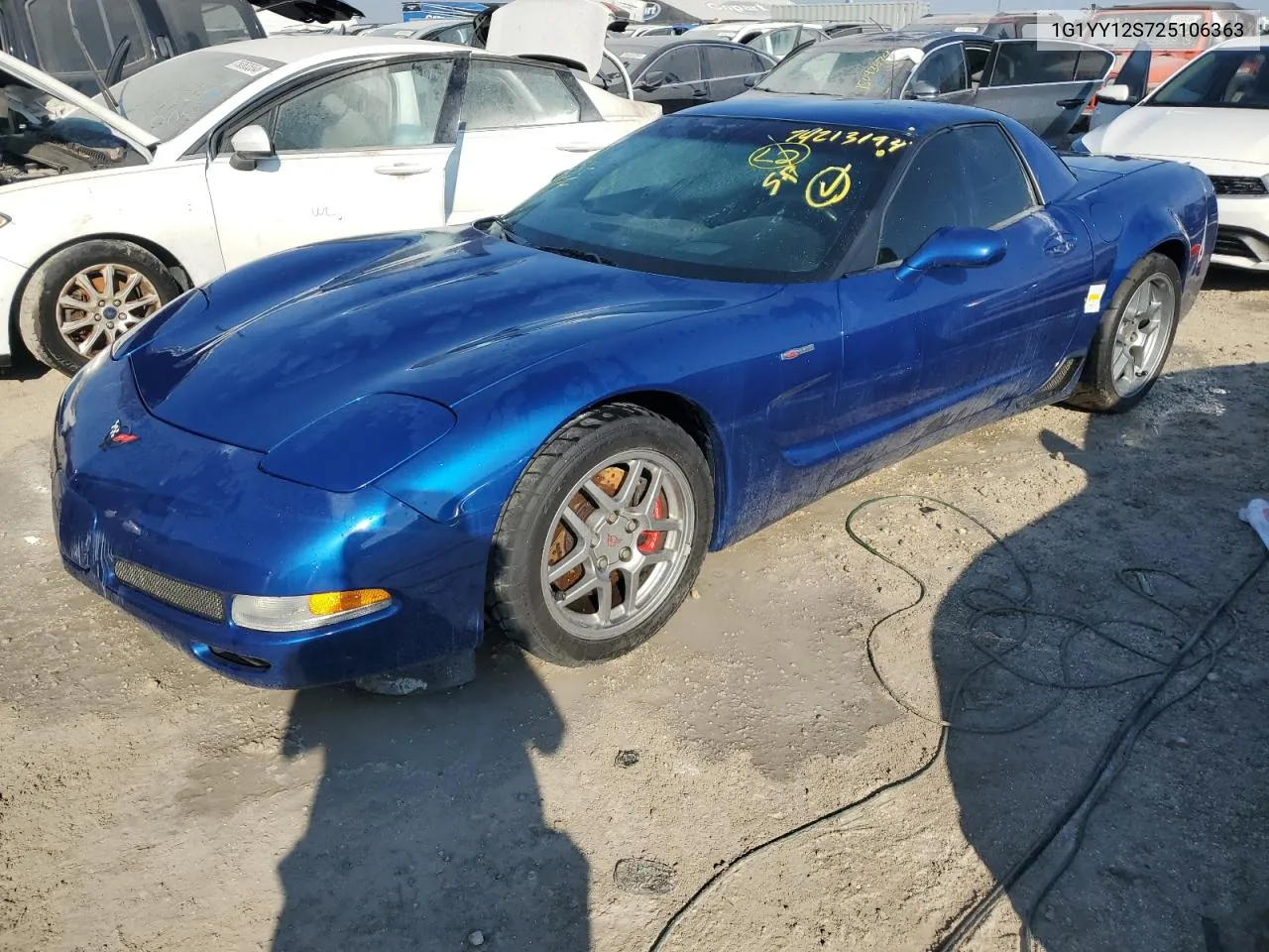 2002 Chevrolet Corvette Z06 VIN: 1G1YY12S725106363 Lot: 74213194