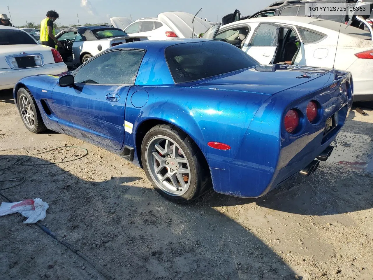 2002 Chevrolet Corvette Z06 VIN: 1G1YY12S725106363 Lot: 74213194