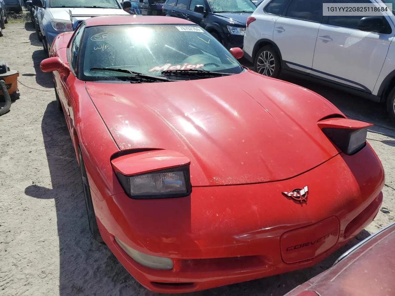 2002 Chevrolet Corvette VIN: 1G1YY22G825118684 Lot: 76702164