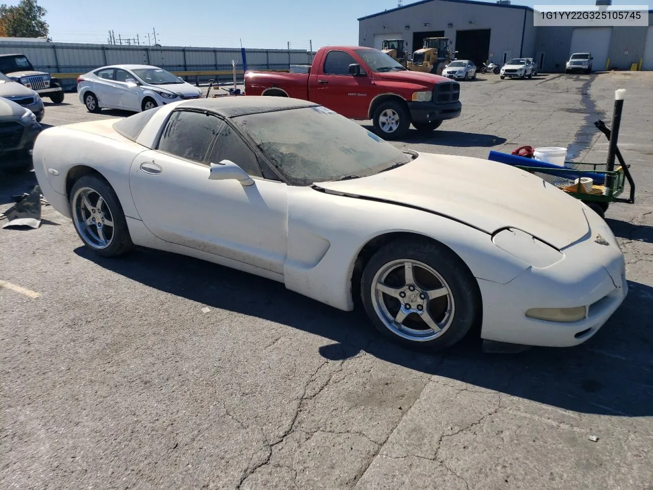 2002 Chevrolet Corvette VIN: 1G1YY22G325105745 Lot: 76817784