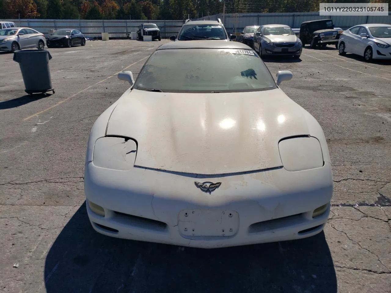 2002 Chevrolet Corvette VIN: 1G1YY22G325105745 Lot: 76817784