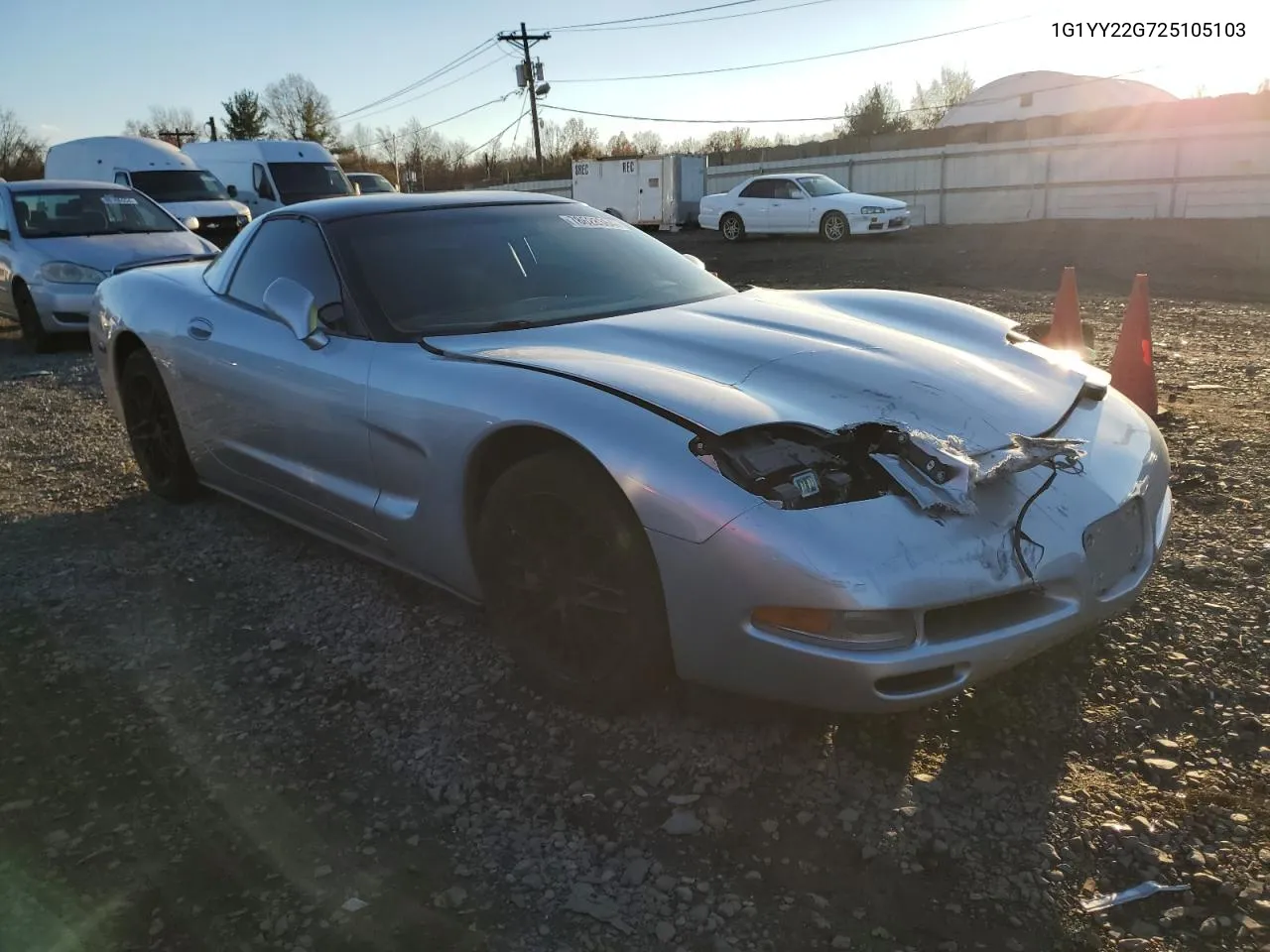 2002 Chevrolet Corvette VIN: 1G1YY22G725105103 Lot: 78628364