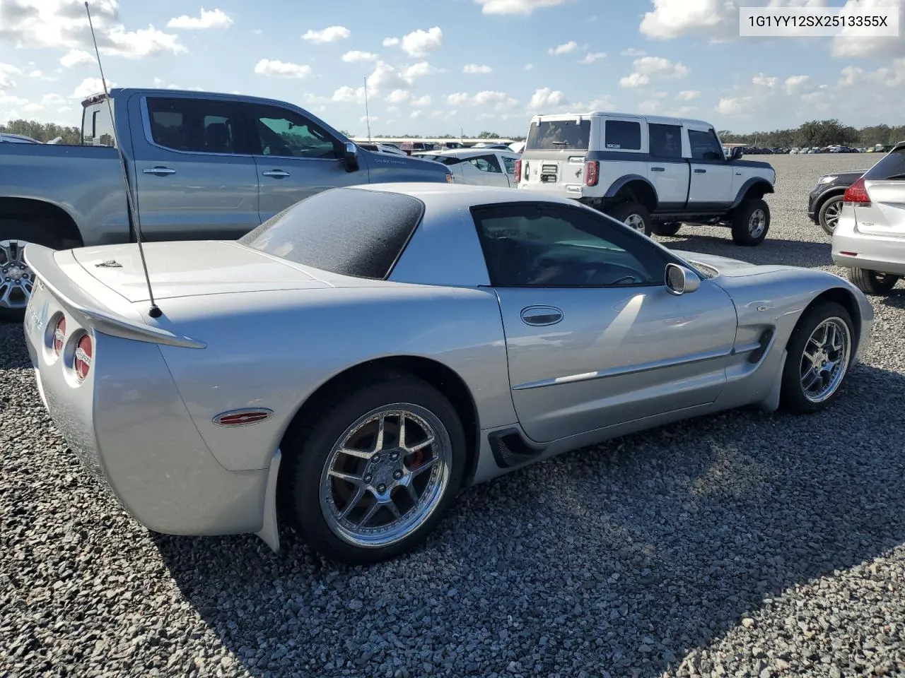 2002 Chevrolet Corvette Z06 VIN: 1G1YY12SX2513355X Lot: 78727814