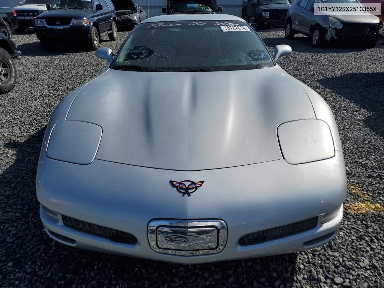 2002 Chevrolet Corvette Z06 VIN: 1G1YY12SX2513355X Lot: 78727814