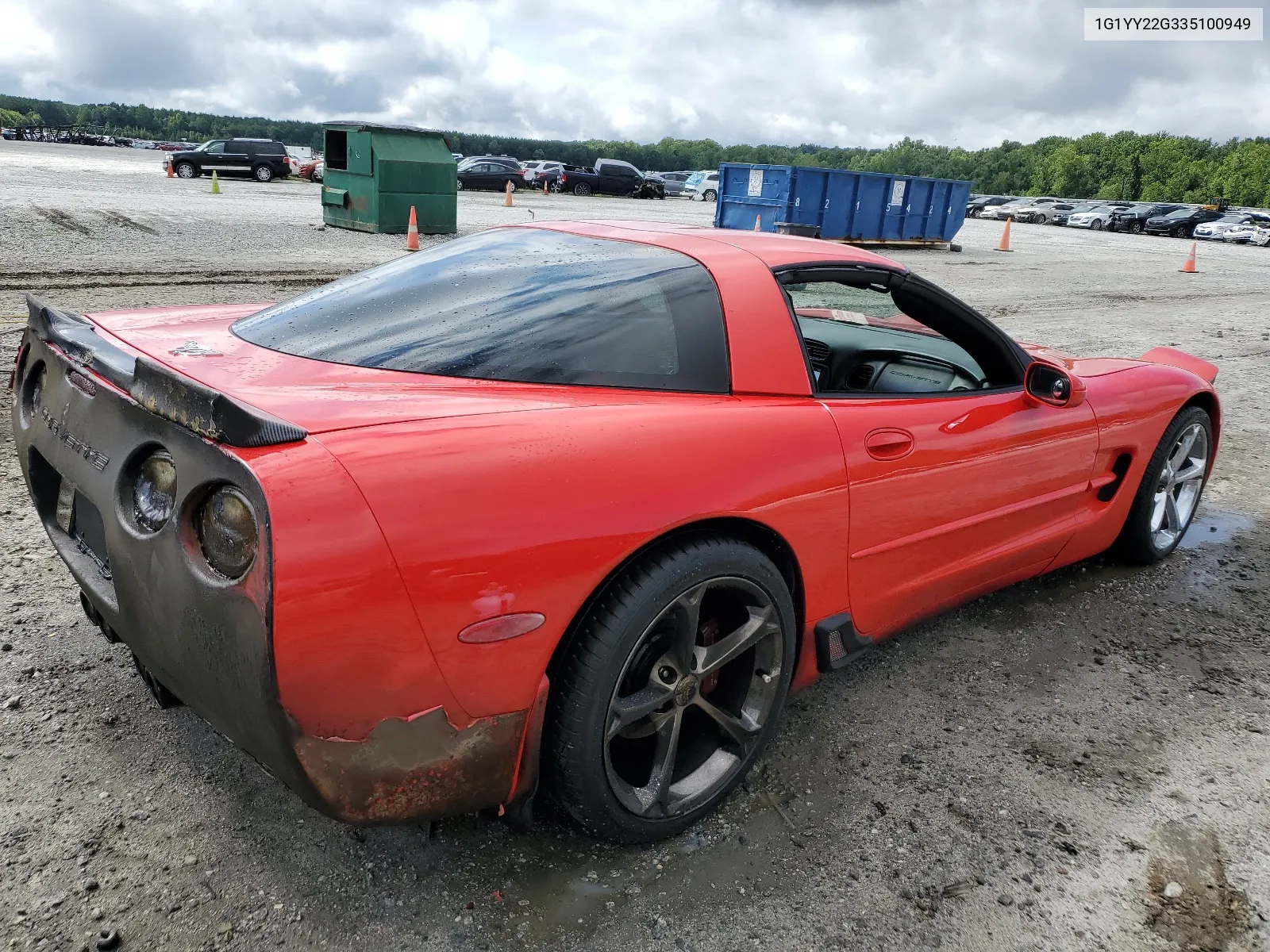 2003 Chevrolet Corvette VIN: 1G1YY22G335100949 Lot: 62283904