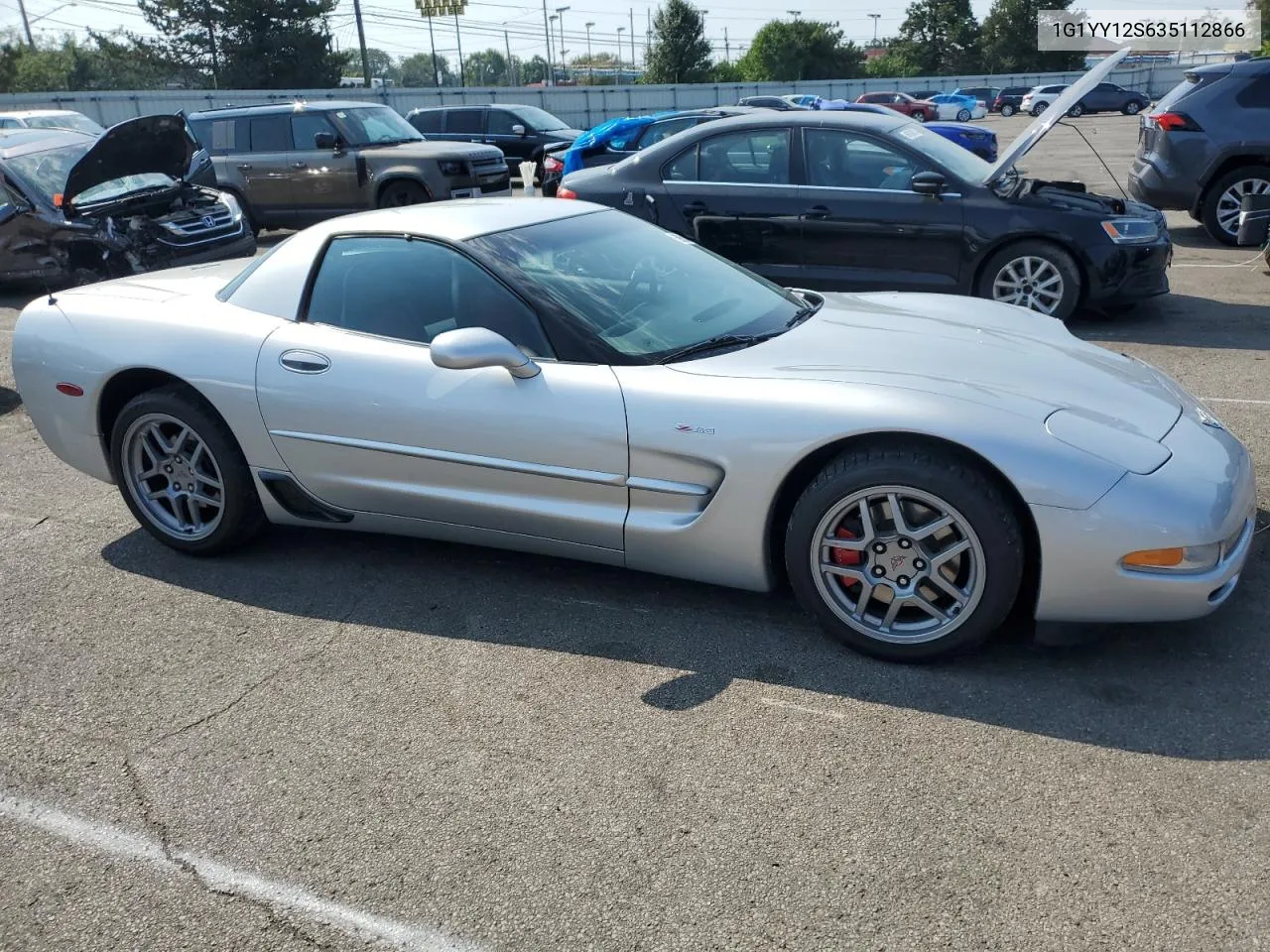 2003 Chevrolet Corvette Z06 VIN: 1G1YY12S635112866 Lot: 69634004