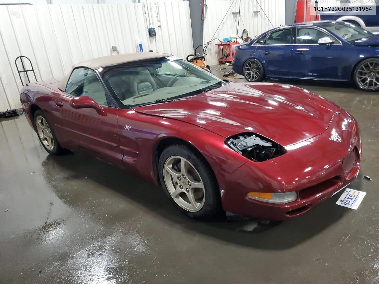 2003 Chevrolet Corvette VIN: 1G1YY32G035131954 Lot: 72819494