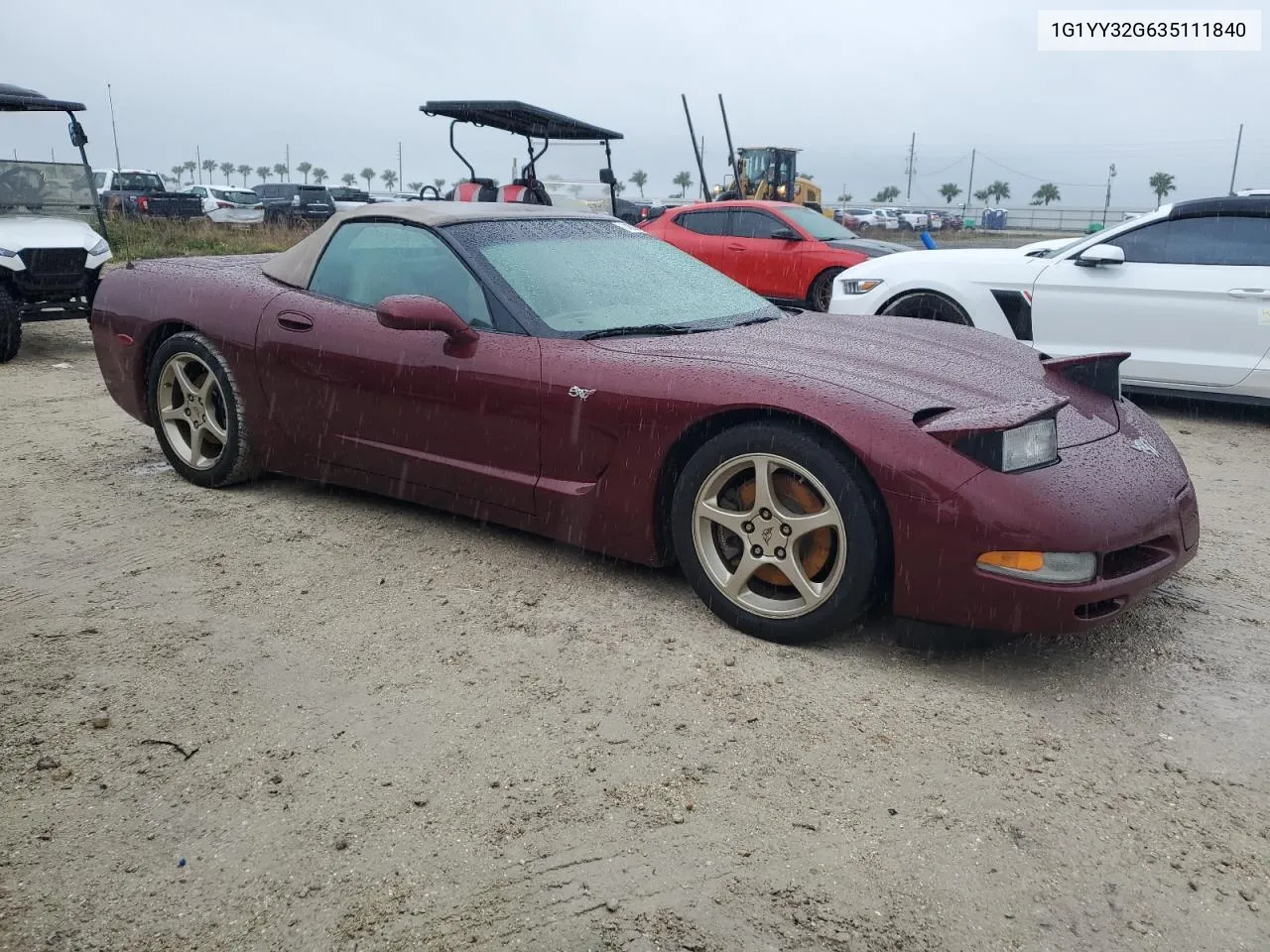 2003 Chevrolet Corvette VIN: 1G1YY32G635111840 Lot: 74098764