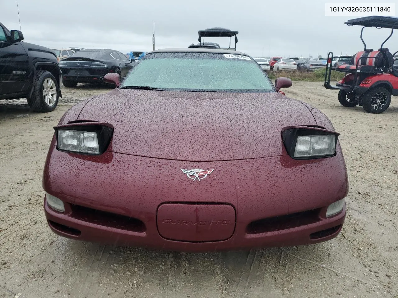 2003 Chevrolet Corvette VIN: 1G1YY32G635111840 Lot: 74098764