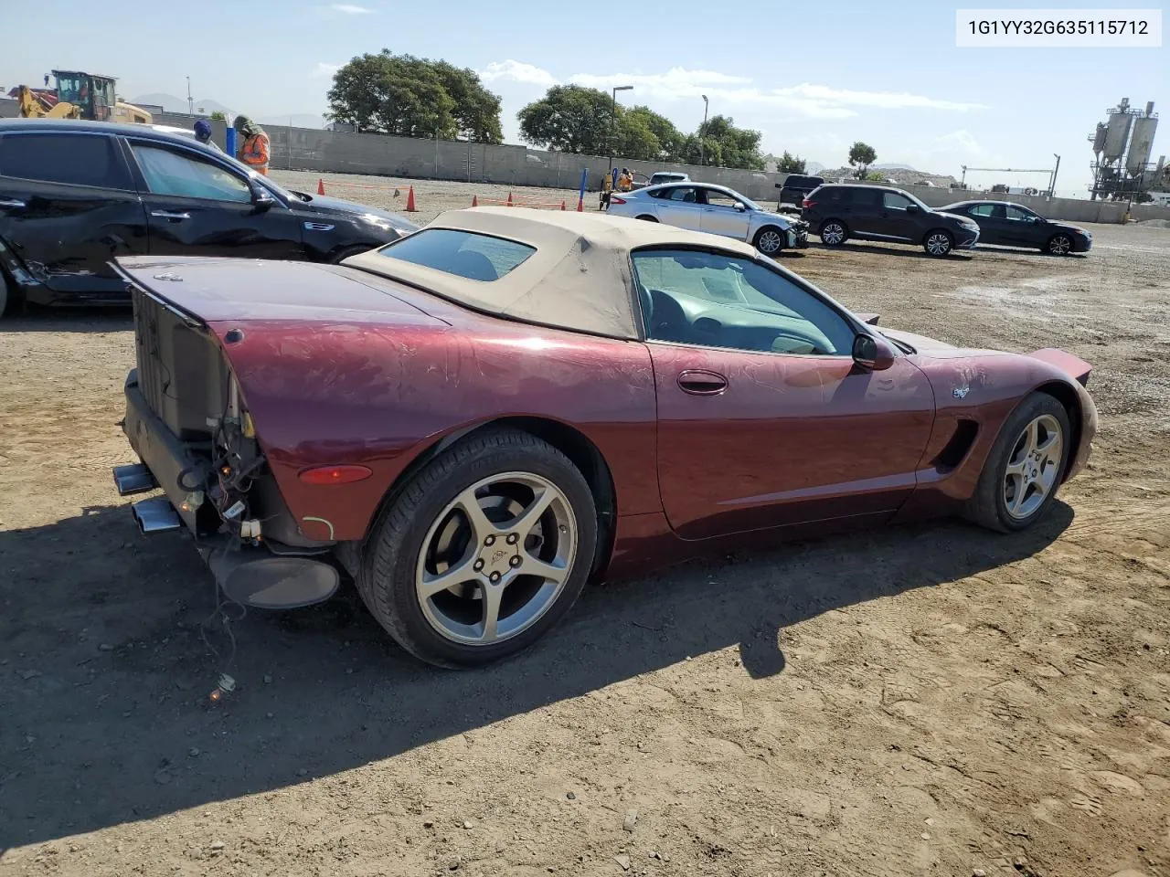 1G1YY32G635115712 2003 Chevrolet Corvette