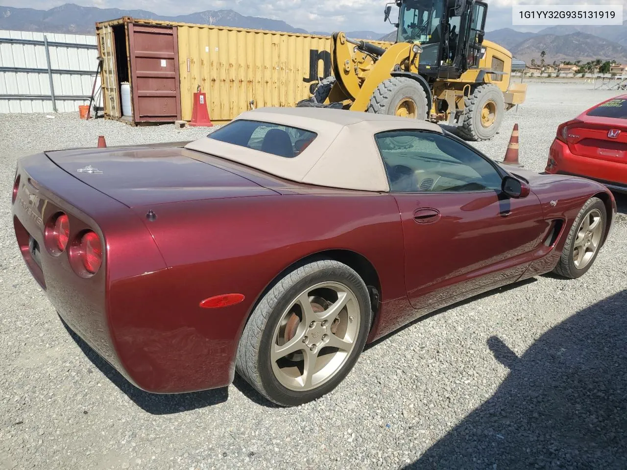 2003 Chevrolet Corvette VIN: 1G1YY32G935131919 Lot: 74520144