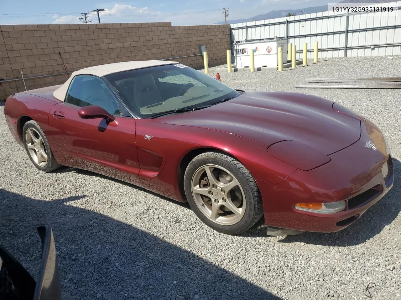 2003 Chevrolet Corvette VIN: 1G1YY32G935131919 Lot: 74520144