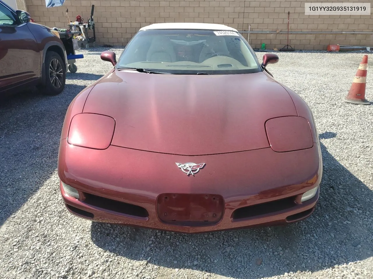 2003 Chevrolet Corvette VIN: 1G1YY32G935131919 Lot: 74520144