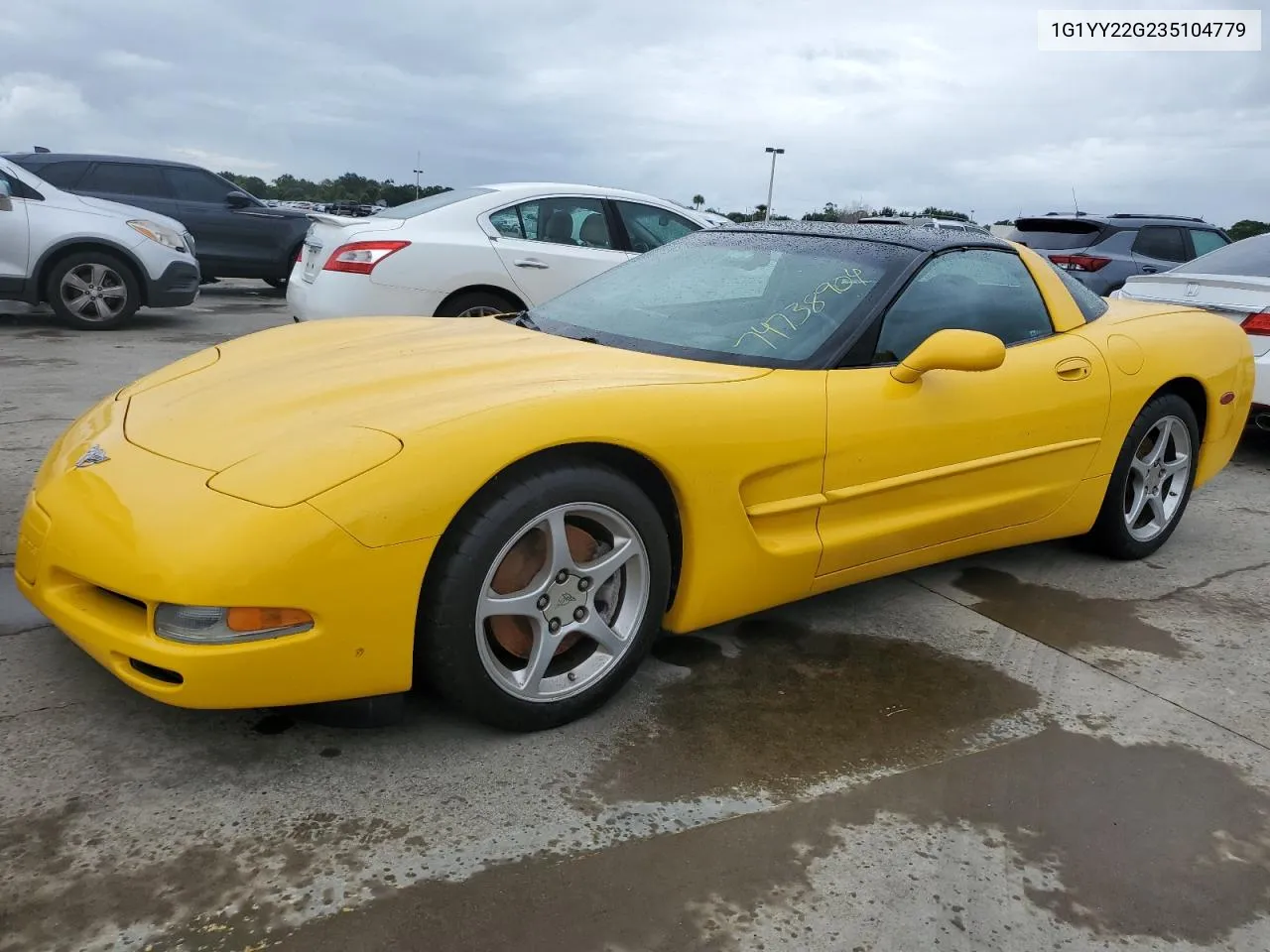 2003 Chevrolet Corvette VIN: 1G1YY22G235104779 Lot: 74738904