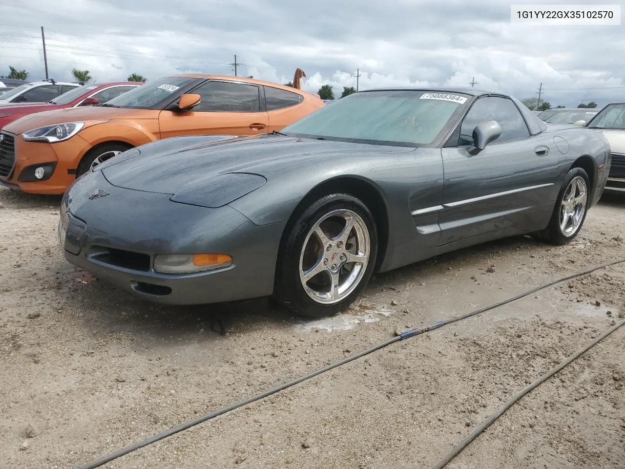 2003 Chevrolet Corvette VIN: 1G1YY22GX35102570 Lot: 75088364