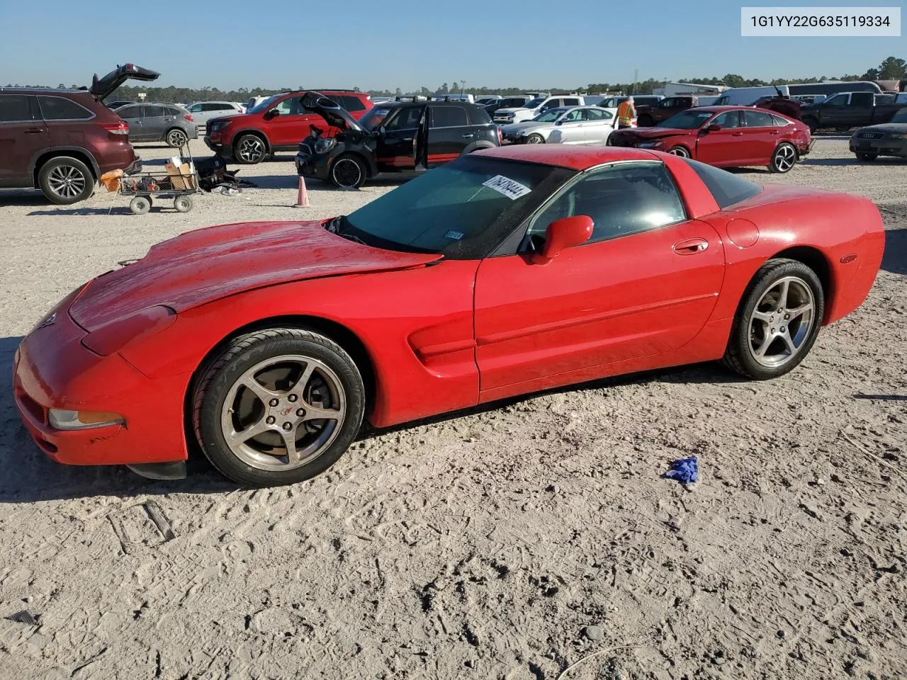 2003 Chevrolet Corvette VIN: 1G1YY22G635119334 Lot: 76478444