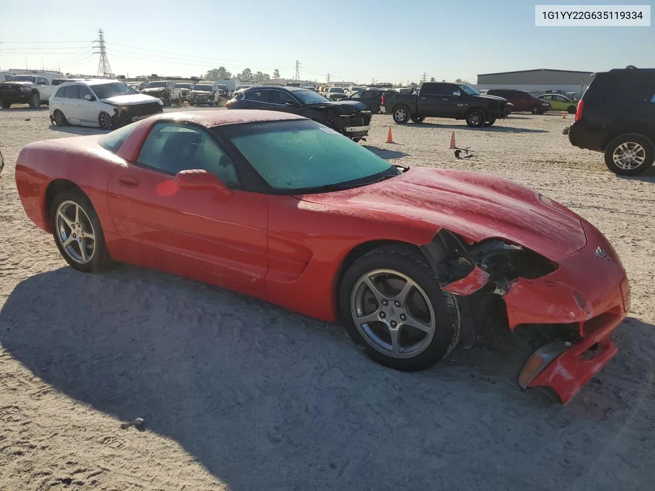 2003 Chevrolet Corvette VIN: 1G1YY22G635119334 Lot: 76478444