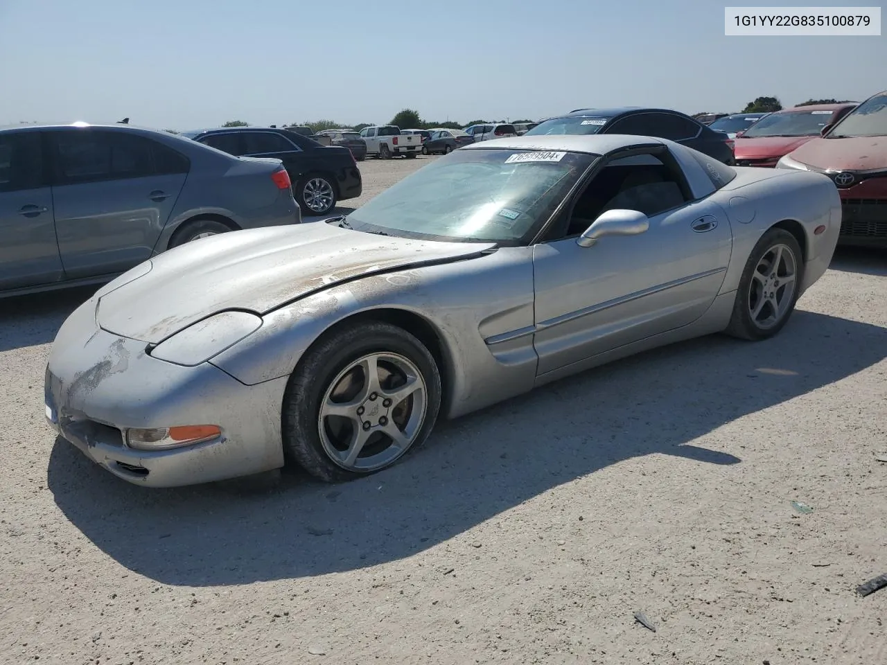 2003 Chevrolet Corvette VIN: 1G1YY22G835100879 Lot: 76589504