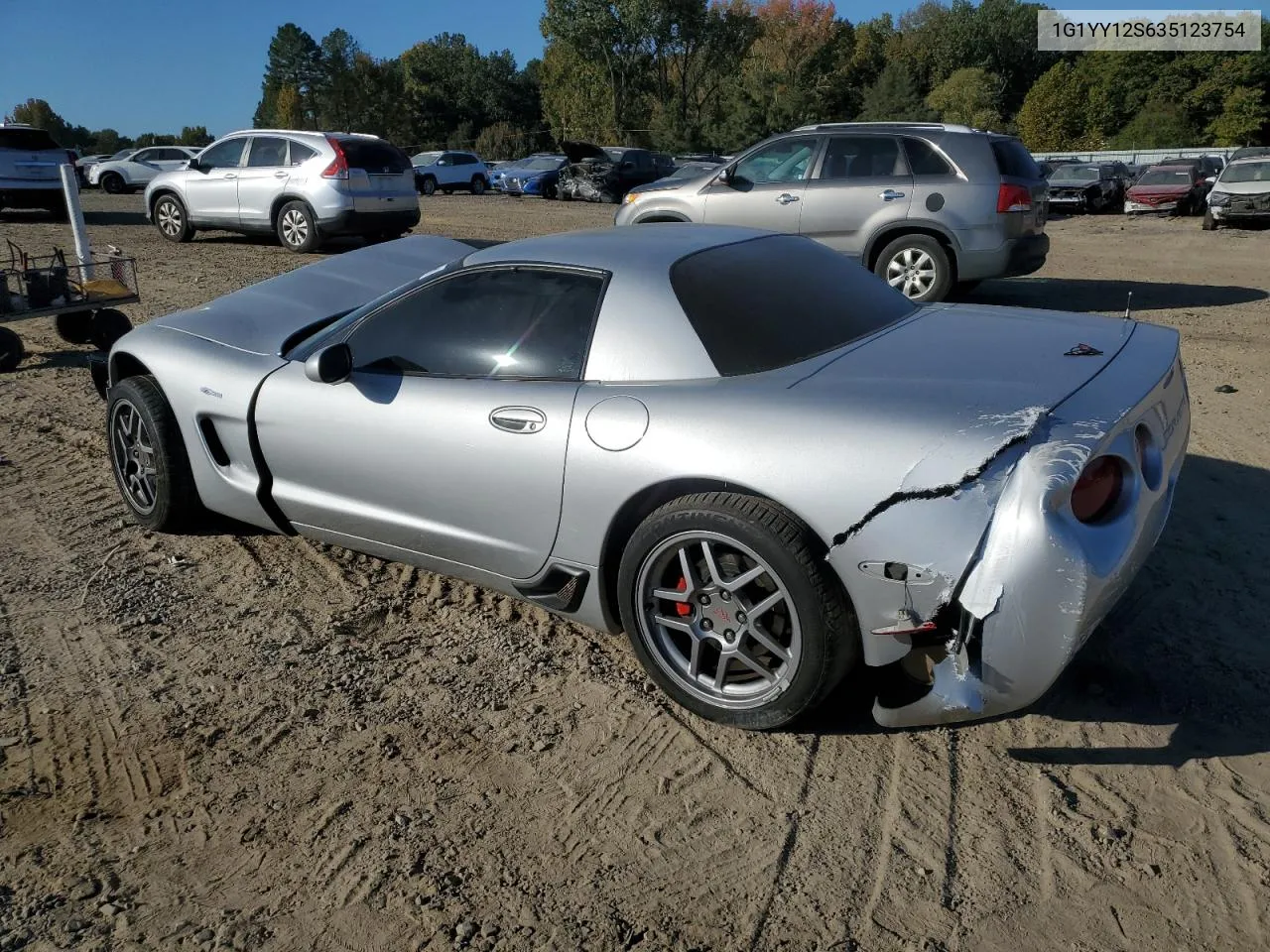 2003 Chevrolet Corvette Z06 VIN: 1G1YY12S635123754 Lot: 77480804