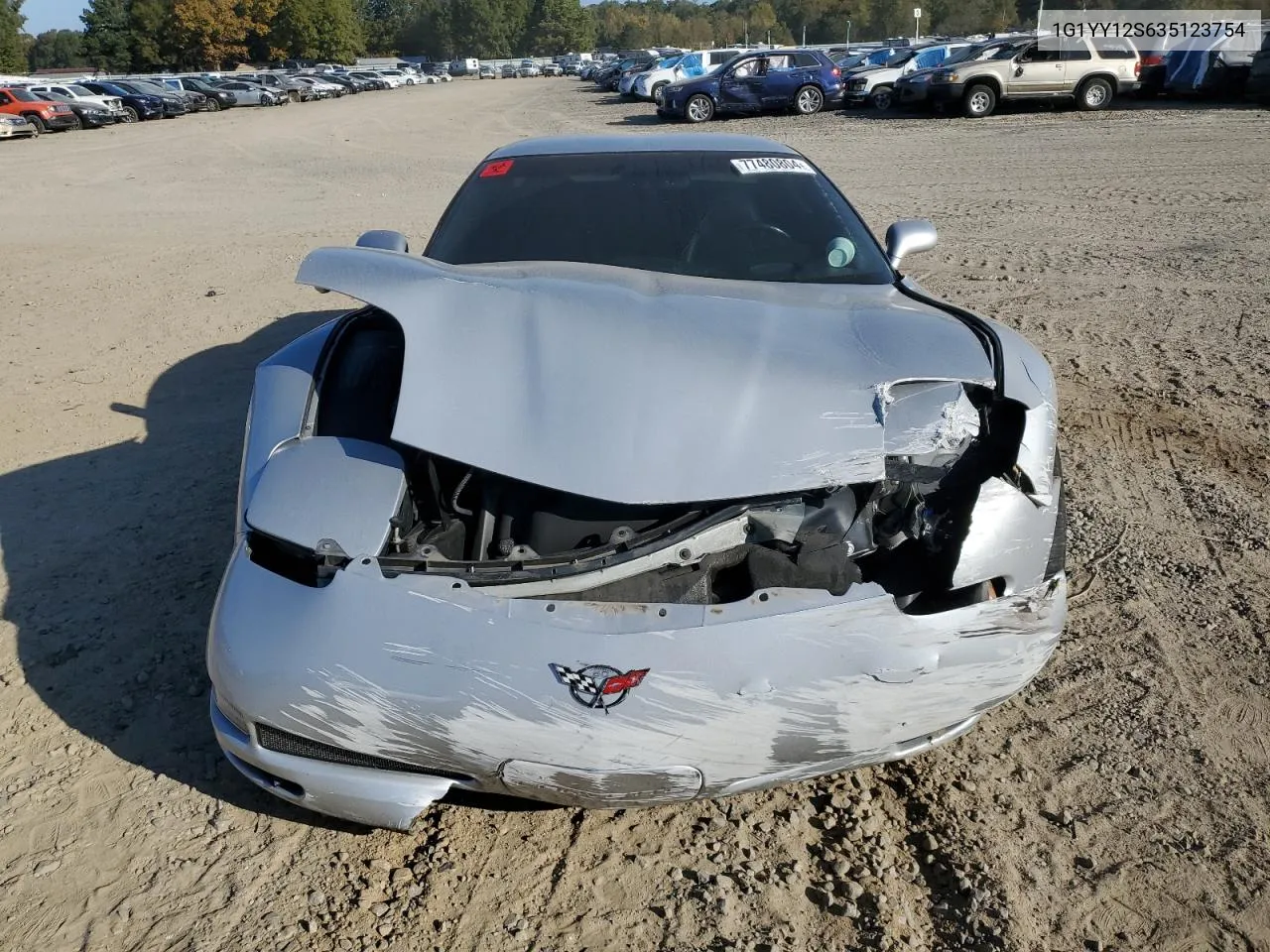 2003 Chevrolet Corvette Z06 VIN: 1G1YY12S635123754 Lot: 77480804