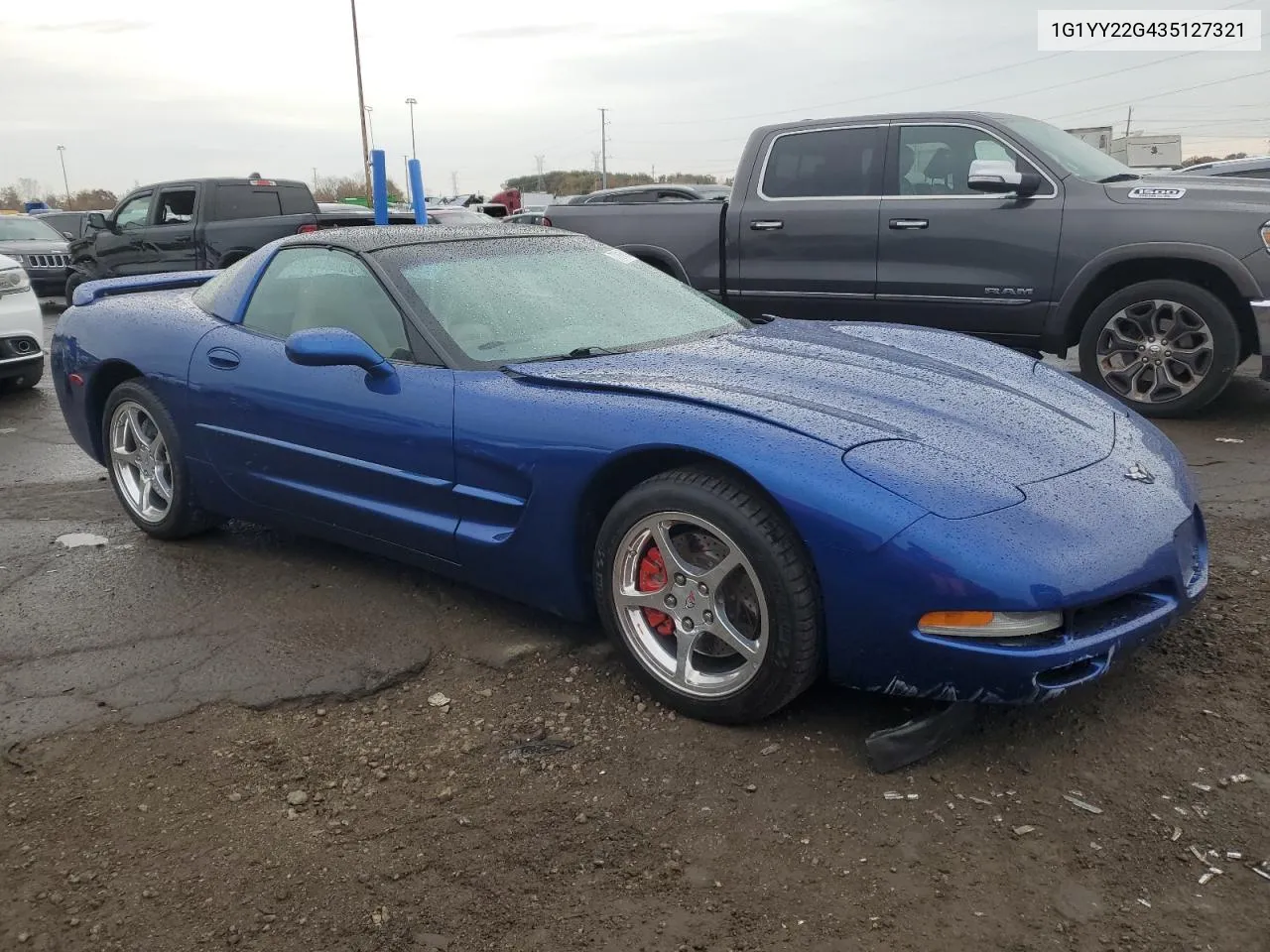 2003 Chevrolet Corvette VIN: 1G1YY22G435127321 Lot: 77816194