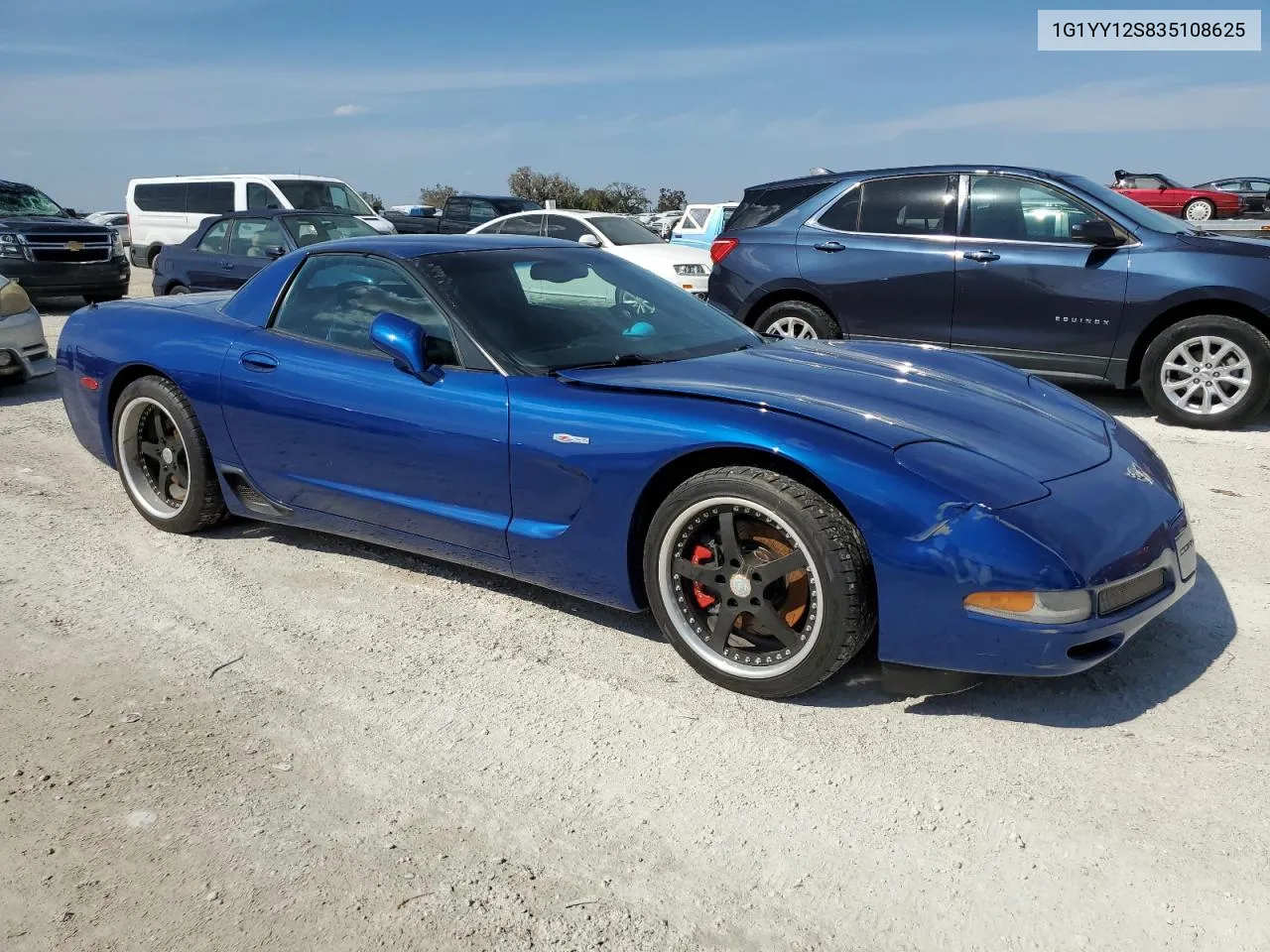 2003 Chevrolet Corvette Z06 VIN: 1G1YY12S835108625 Lot: 78138834