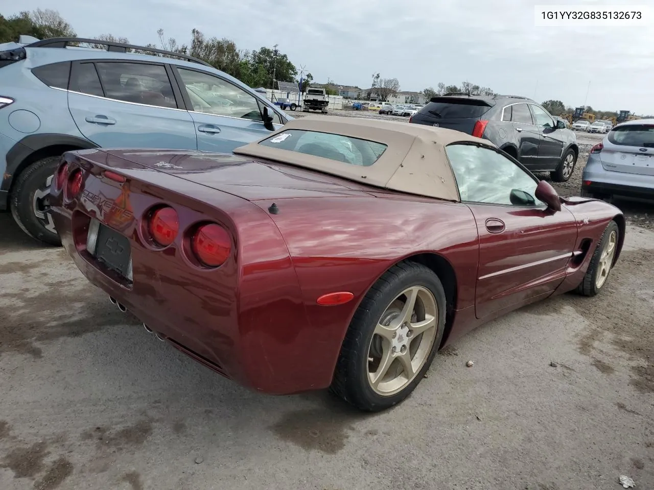 2003 Chevrolet Corvette VIN: 1G1YY32G835132673 Lot: 78878364