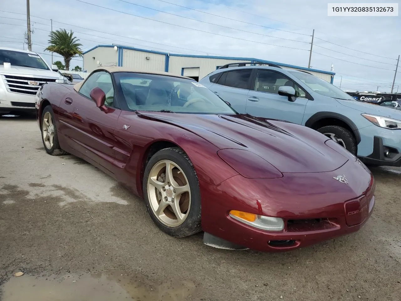 2003 Chevrolet Corvette VIN: 1G1YY32G835132673 Lot: 78878364