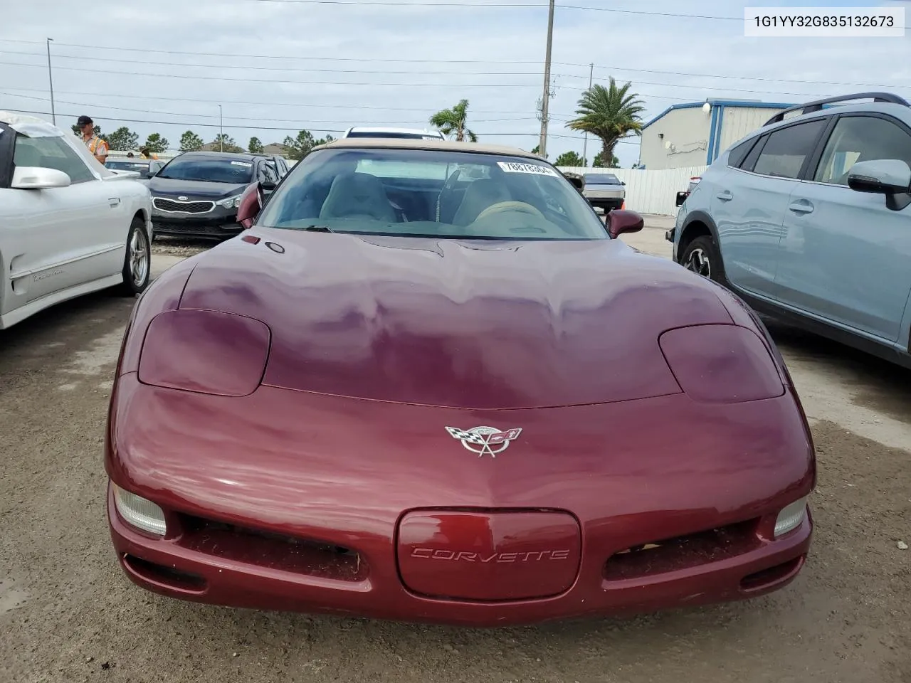 2003 Chevrolet Corvette VIN: 1G1YY32G835132673 Lot: 78878364