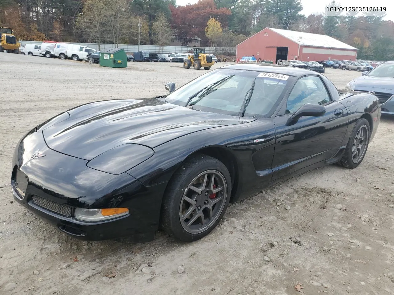 2003 Chevrolet Corvette Z06 VIN: 1G1YY12S635126119 Lot: 78922564