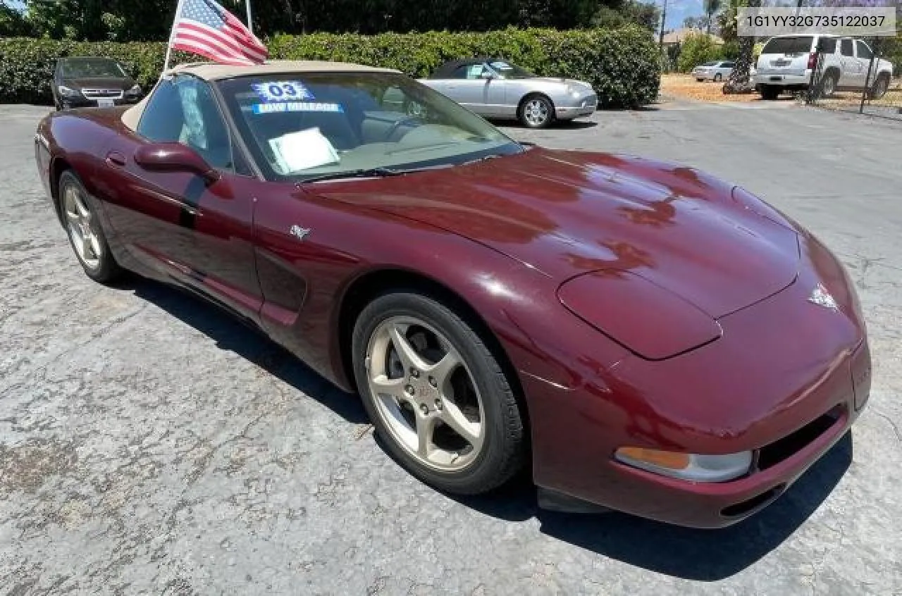 1G1YY32G735122037 2003 Chevrolet Corvette