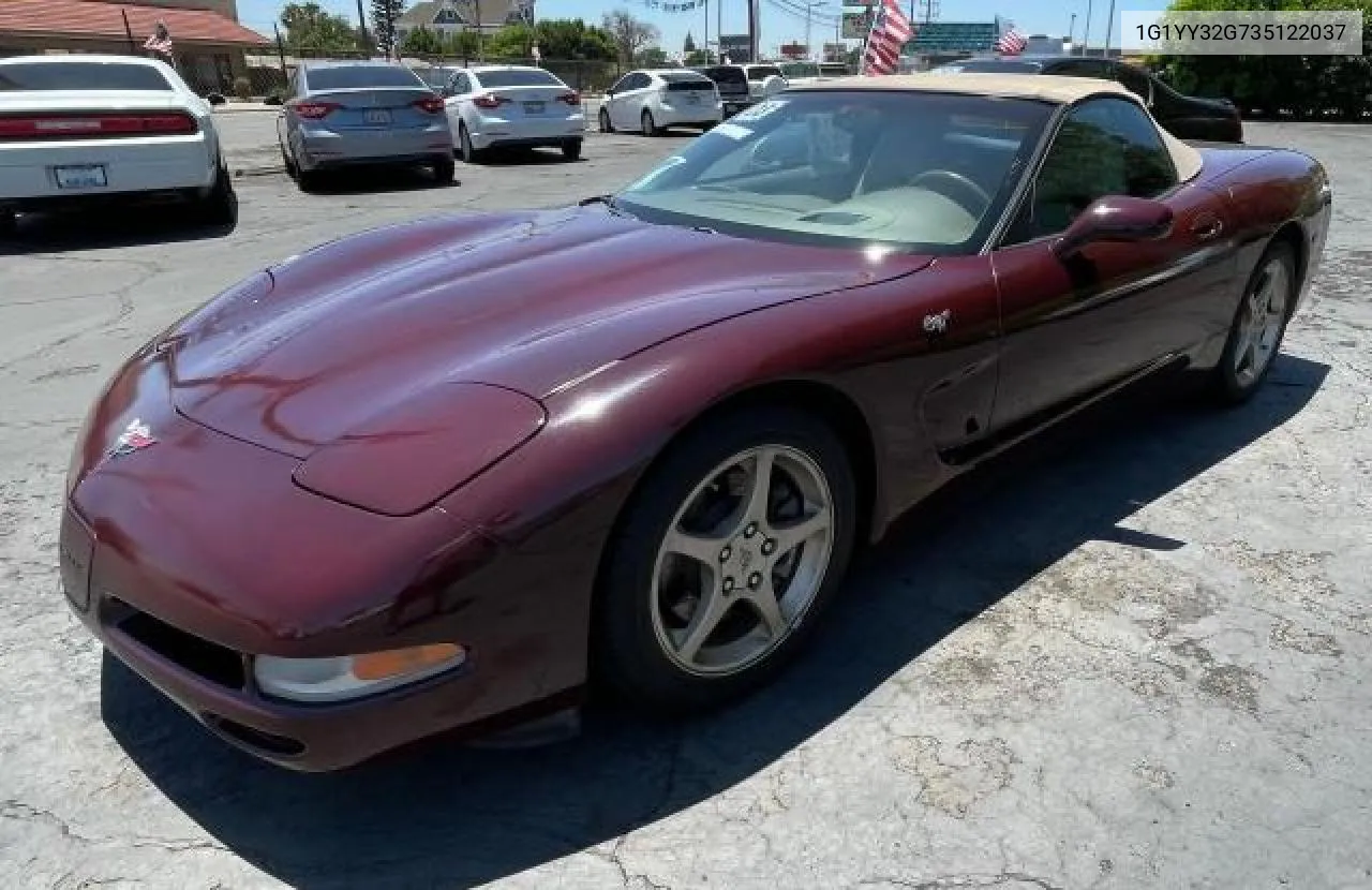 1G1YY32G735122037 2003 Chevrolet Corvette